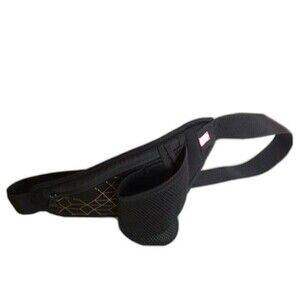 MYTagalongs Mesh Belt Bag Cup Holder Black